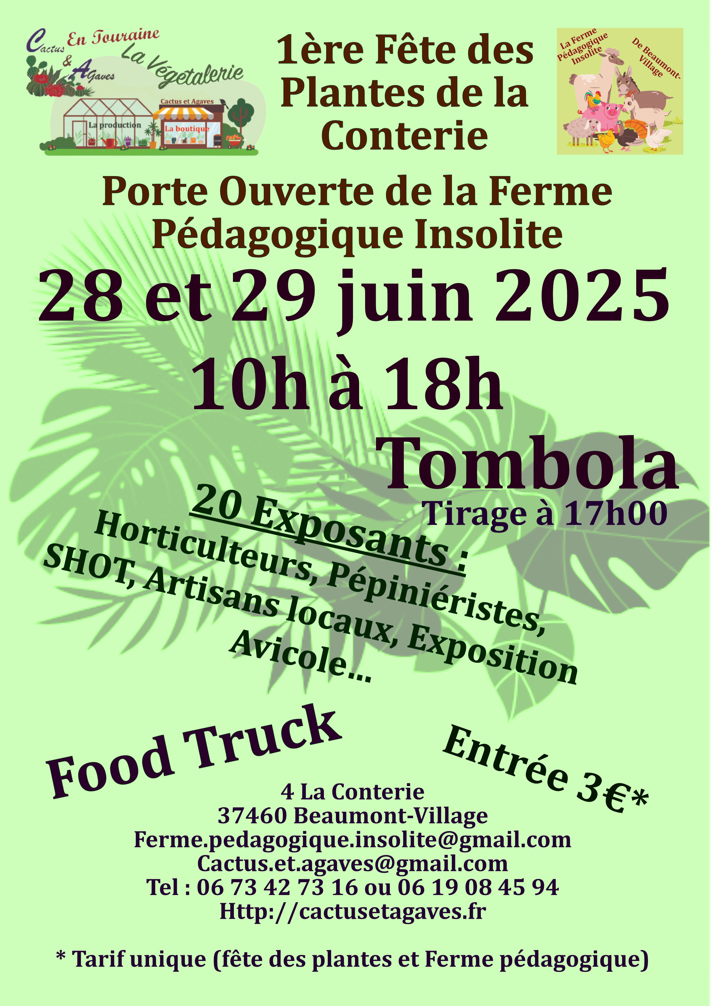 1ère Fête des Plantes + Portes Ouvertes Ferme pédagogique